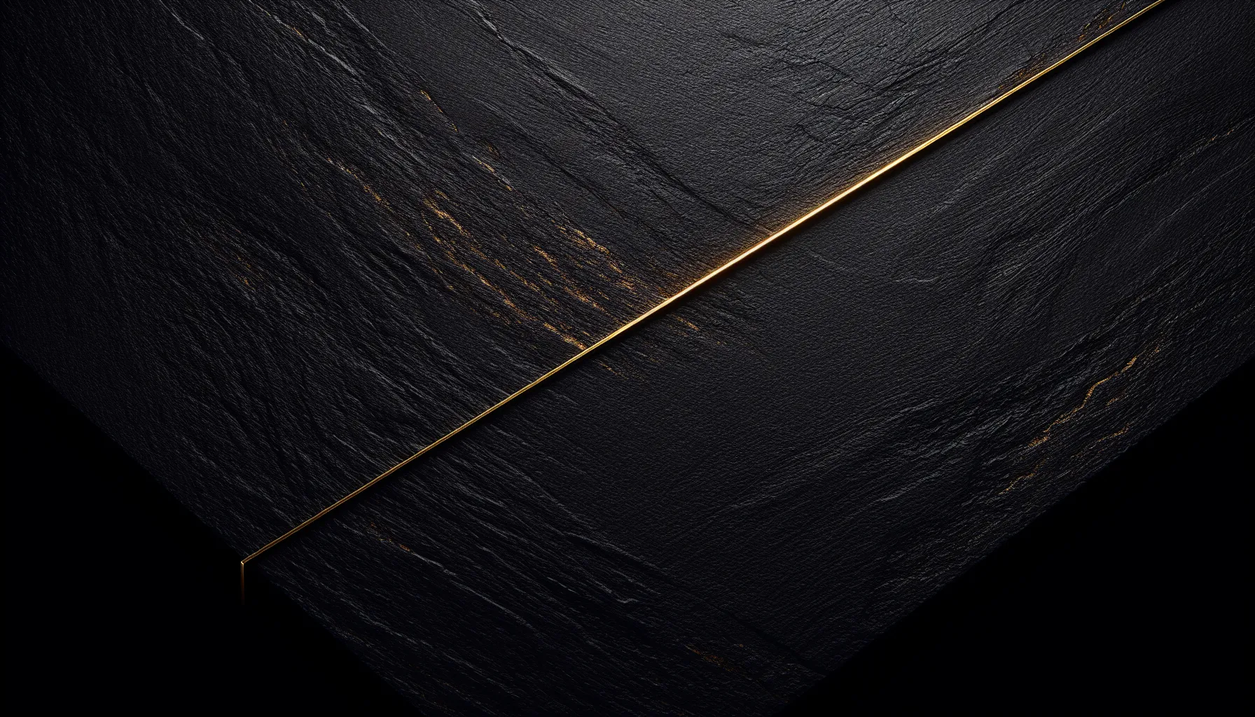 Abstract gold line on dark texture - the grind
