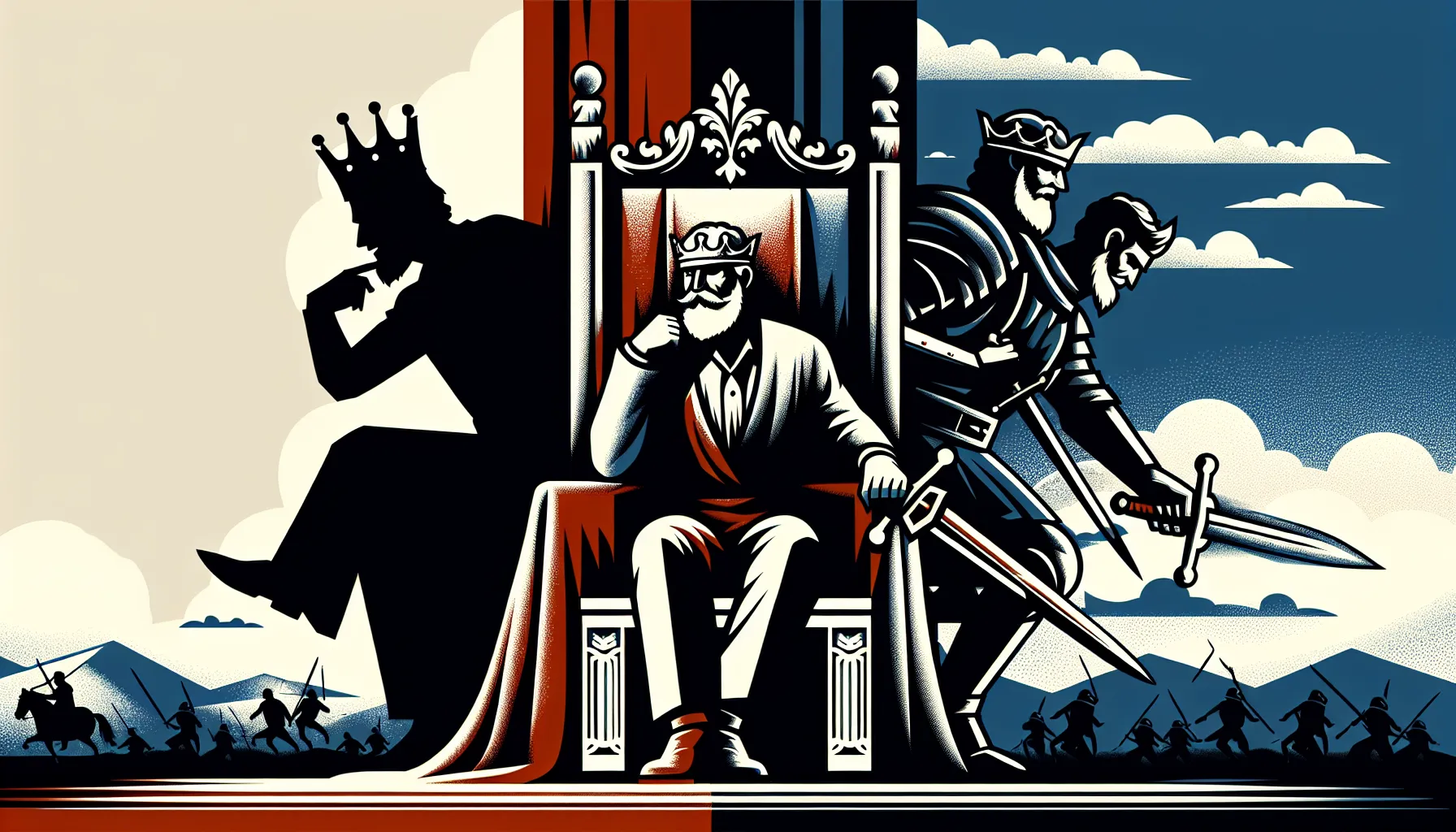 Split image showing belief as poison versus belief as weapon