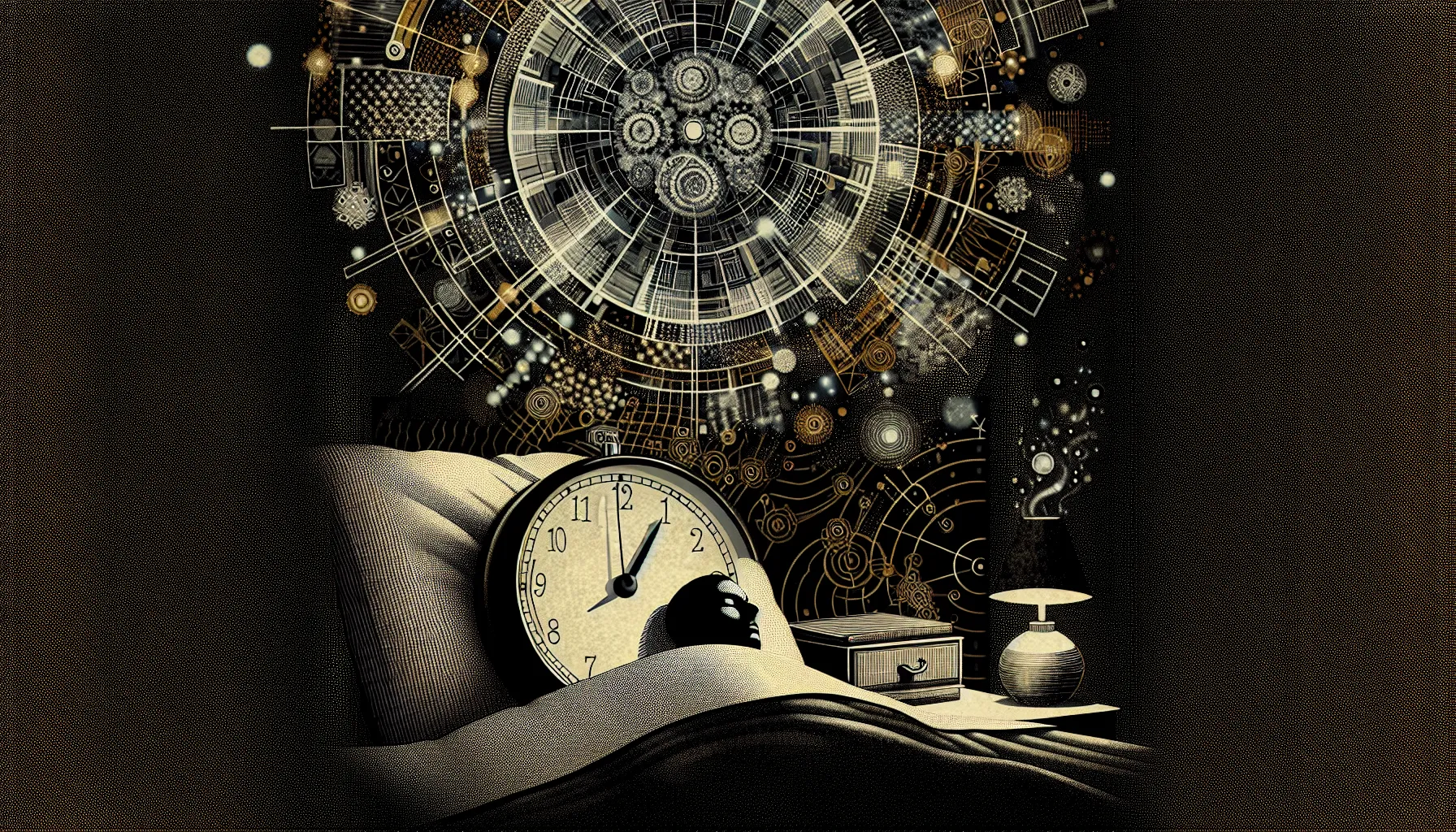 3am awakening with racing mind visualization